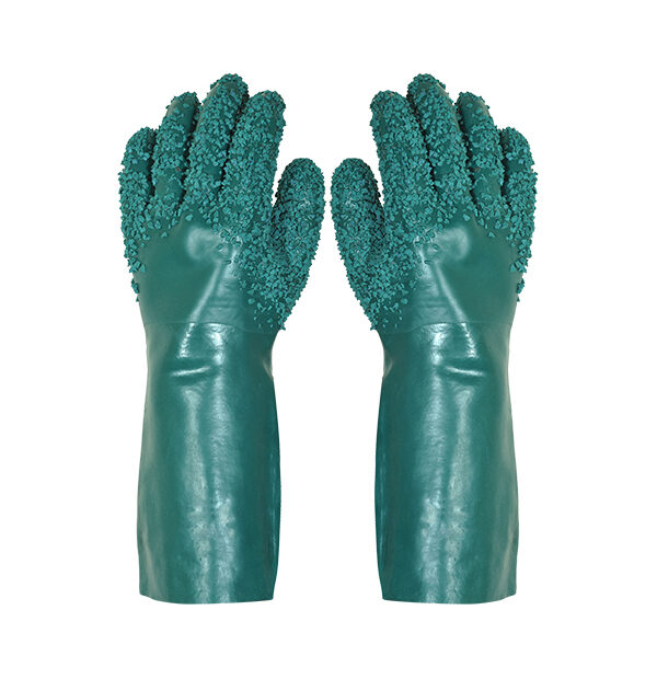 LUVA PVC FORRADA – PALMA GRANULADA